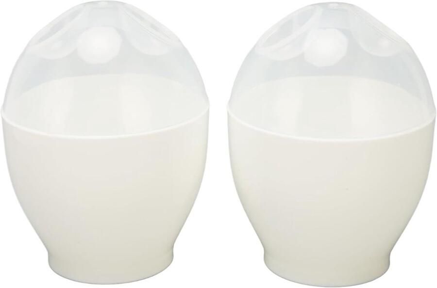 RVV Eierkoker magnetron Eierkoker electrisch Wit ‎11cm x 8cm x 8cm