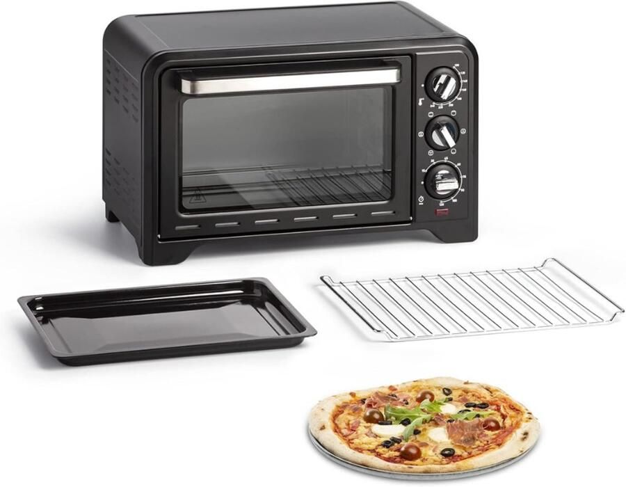 RVV Heteluchtoven Oven Airfryer Oven Zilveren Rand 49cm x 50cm x 29cm