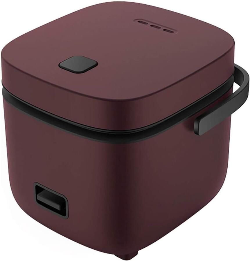 RVV Rijstkoker Klein Rijstkoker Elektrische Rijstkoker 1.2L Bruin 26cm x 25cm x 22cm