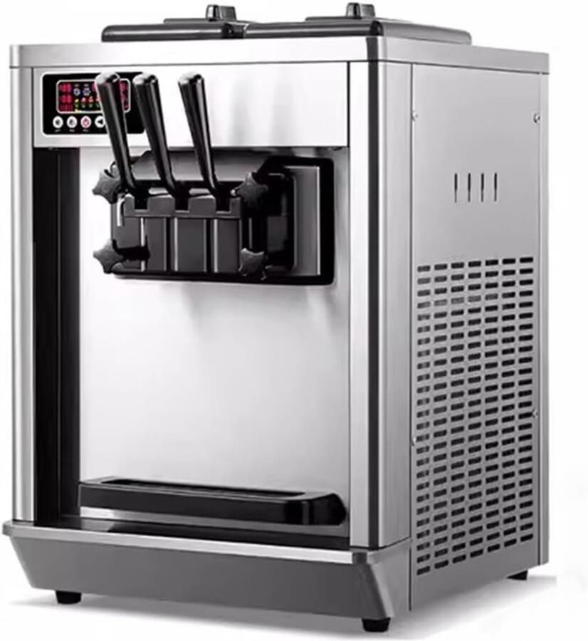 RVV Softijsmachine Ijsmachine Zilver 45cm x 40cm x 60cm