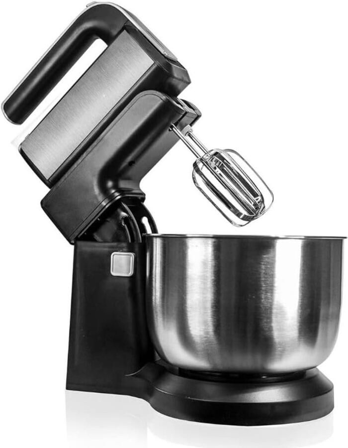 RwB Mixer met Mengkom Keuken Mixer Mix Machine Zwart 32 x 23 x 23 cm