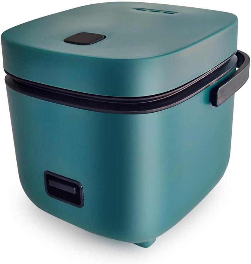RwB Rijstkoker Klein Rijstkoker Elektrische Rijstkoker 1.2L Groen 20cm x 19cm x 19cm