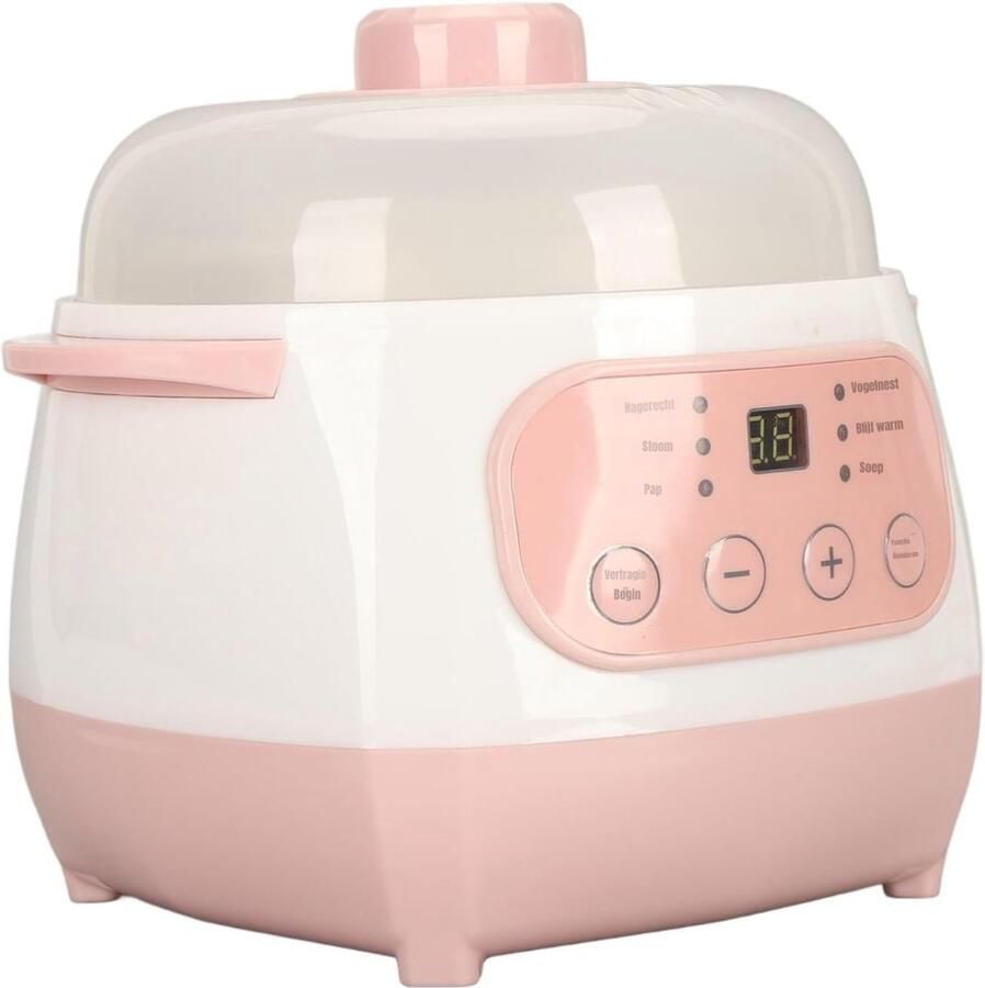 RwB Slowcooker met Timer Slowcooker op Timer Slowcooker Roze 25 x 25 x 23 cm