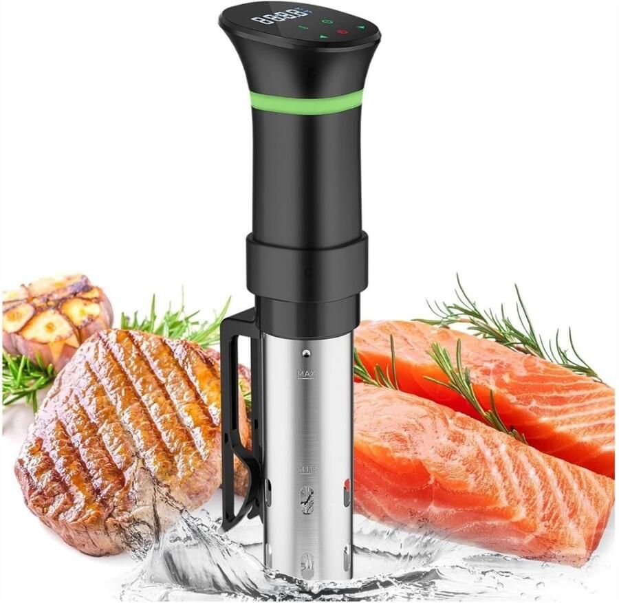 RwB Sous Vide Stick Sous Vide Sous-Vide Stick LCD-Display 1000W