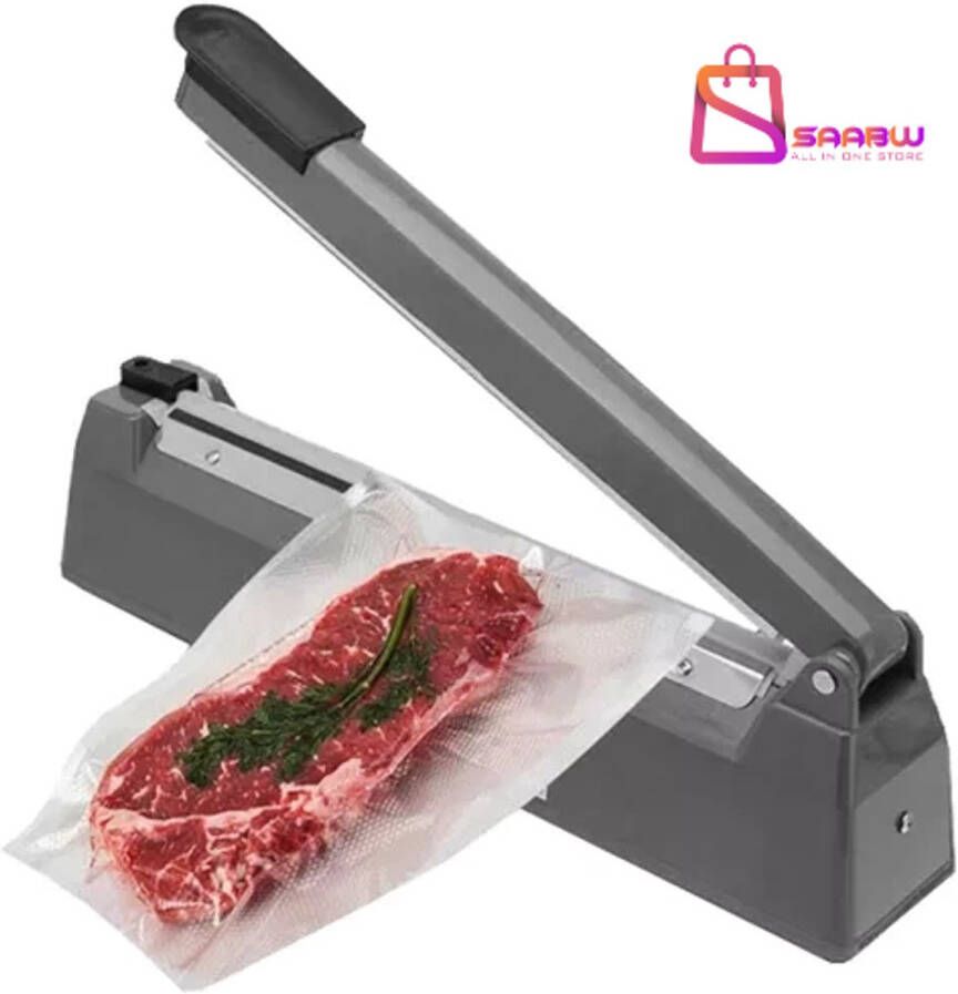 SAABW Foliesealer 300W – Hermetische Zaksluiter – Professionele Sealapparaat 30cm – vacumeermachine – seal apparaat – Vacuümsealer – 49812