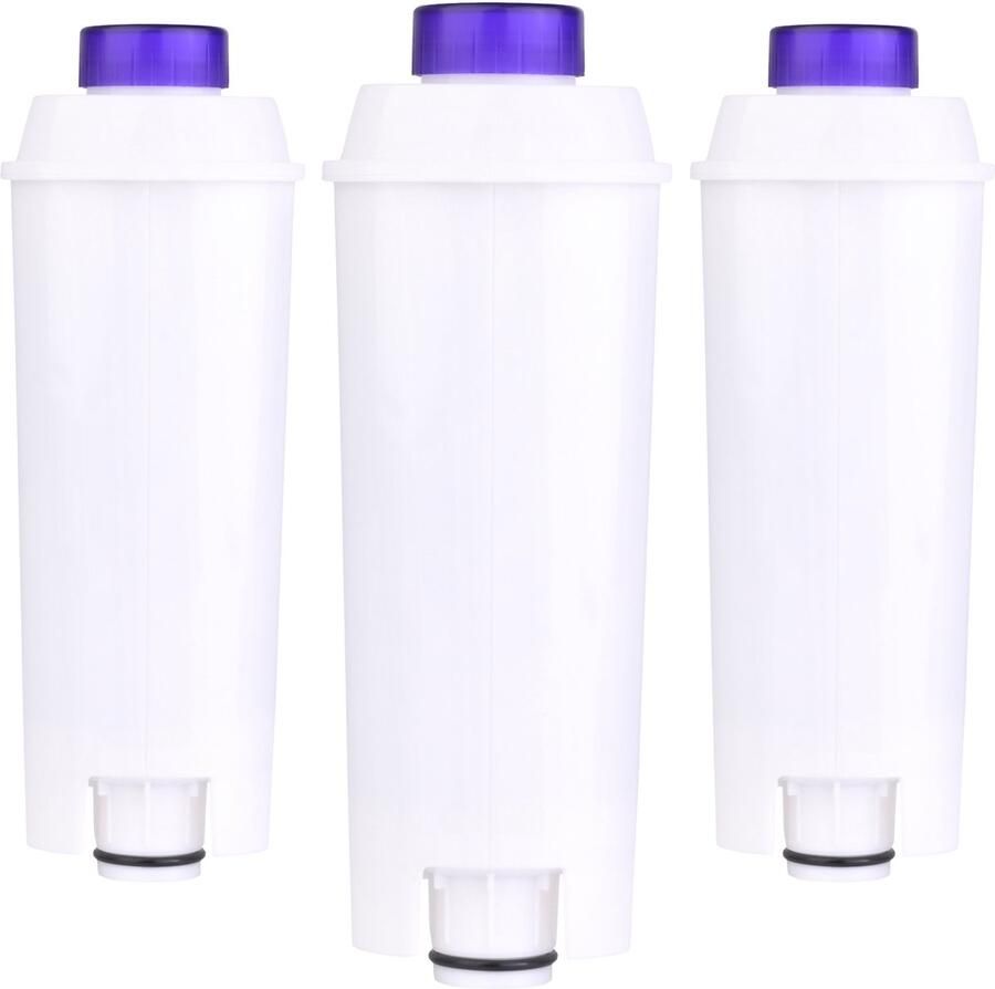 Saaf 3X Waterfilters voor Delonghi Filterpatroon voor Koffiemachine DLSC002 – Voor Magnifica Dinamica ECAM & ETAM 2 Maanden per Filter