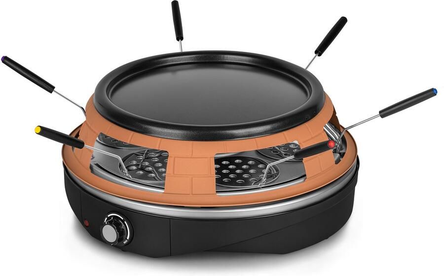 Saaf Pizza Oven – Grill en Pizzaoven in Eén – Pizza Gourmet – Pizzaoven – Gourmetstel – Gourmet – Tot 300°C – Extra lange 2 meter Kabel – Grillplaat –