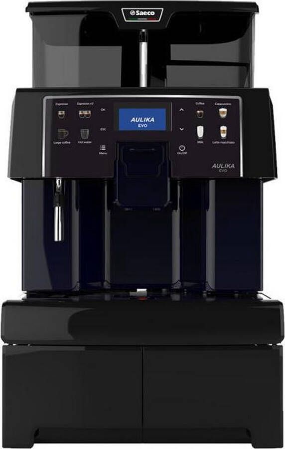 Saeco Aulika EVO Top RI High Speed Cappuccino Espressomachine Zwart