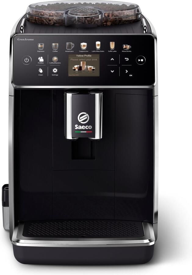Saeco Granaroma volautomatische espressomachine 14 koffiespecialiteiten 4 profielen zwart (SM6580 00) - Foto 2