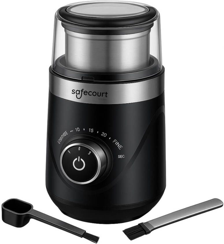 Safecourt Kitchen Elektrische Koffiemolen pro Hoogwaardige Elektrische Koffiemolen Zwart