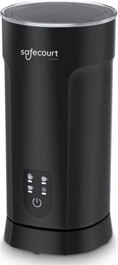 Safecourt Kitchen Elektrische Melkopschuimer 4-in-1 – Warm & Koud Schuim – BPA-vrij – Anti-aanbaklaag – Stil – Safecourt