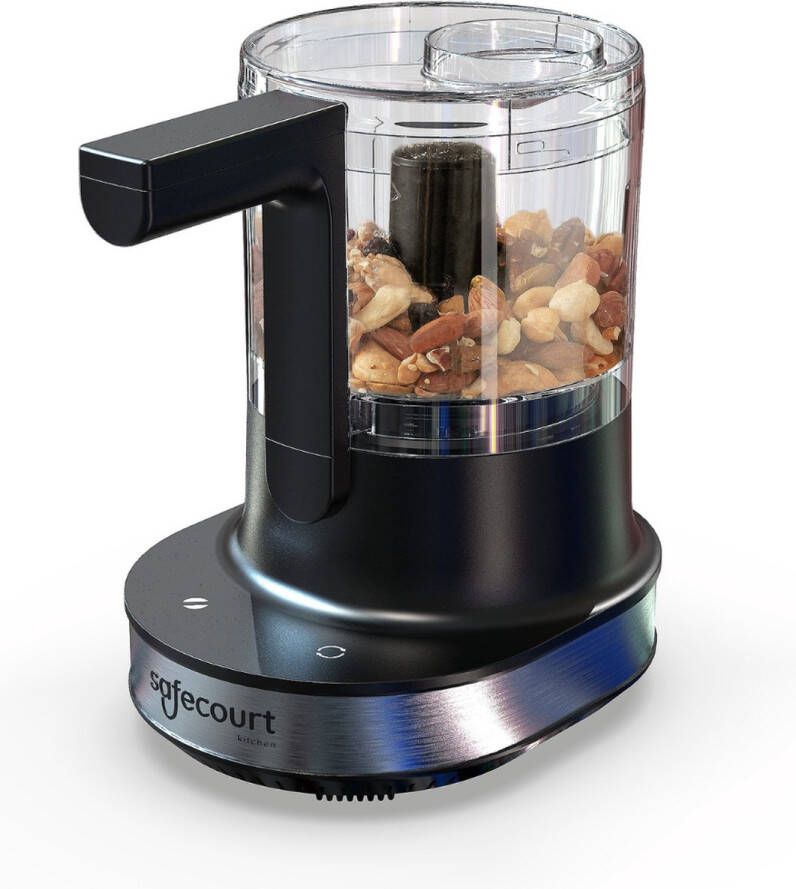 Safecourt Kitchen Hakmolen elektrisch groentesnijder met gepatenteerde messen Veelzijdig krachtig & Vaatwasserbestendig - Foto 2