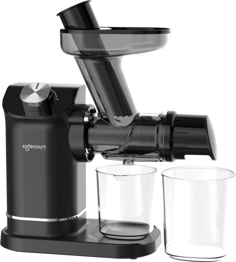 Safecourt Kitchen Slowjuicer Hoge Sapopbrengst Behoud vitamine BPA-vrij Gemakkelijk Schoon te Maken