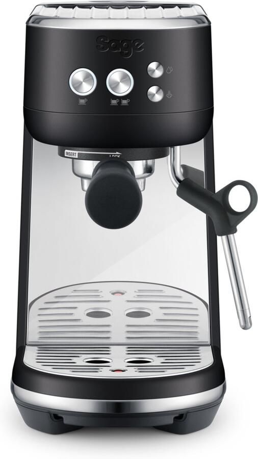 Sage SES450BTR the Bambino Black Truffle Mat zwart Pistonmachine Espressomachine