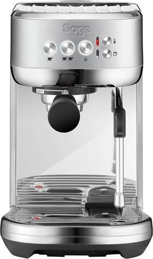 Sage the Bambino Plus Brushed Stainless Steel Pistonmachine RVS