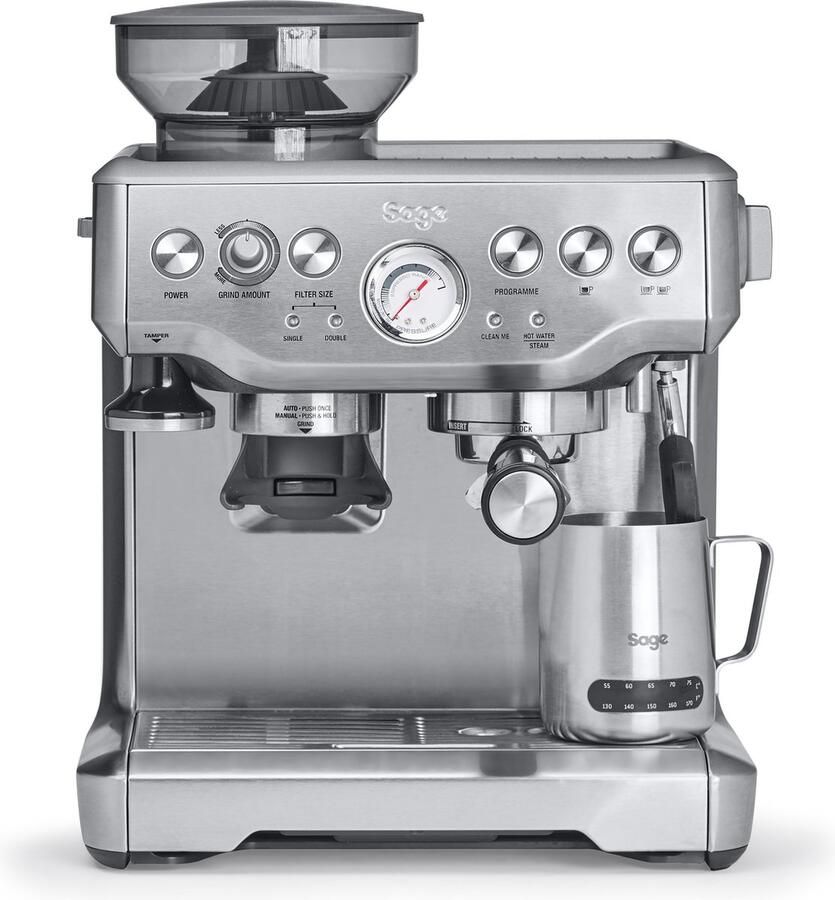 Sage the Barista Express™ Brushed Stainless Steel Pistonmachine RVS - Foto 2
