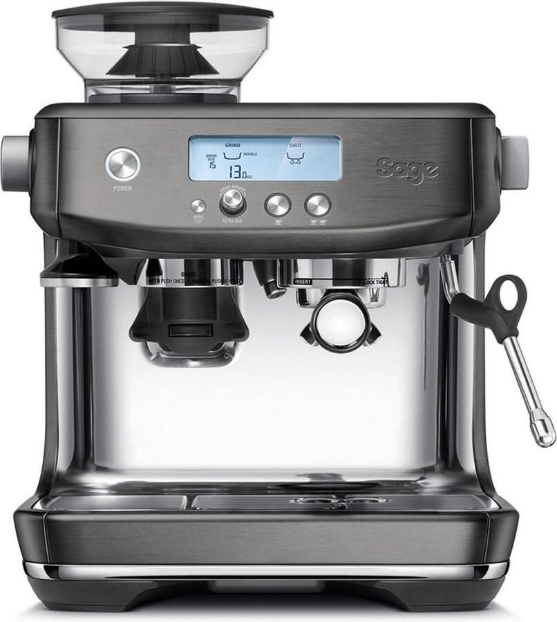 Sage the Barista Pro™ Black Stainless Steel Pistonmachine