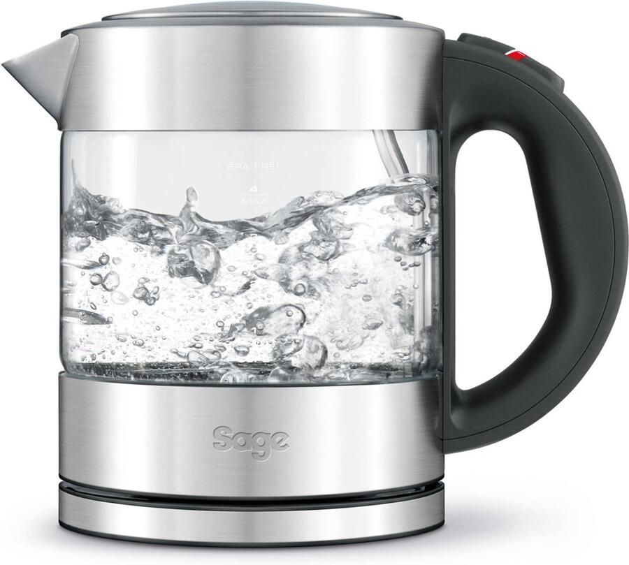 Sage SKE395 the Compact Kettle Pure Glass Waterkoker 1 liter