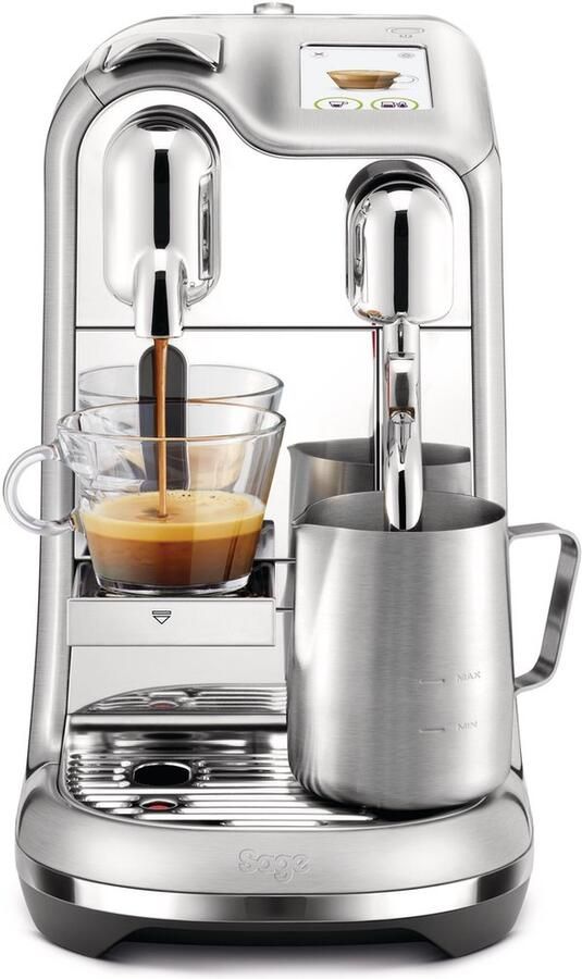Sage the Creatista Pro Brushed Stainless Steel Nespresso Koffiecupmachine
