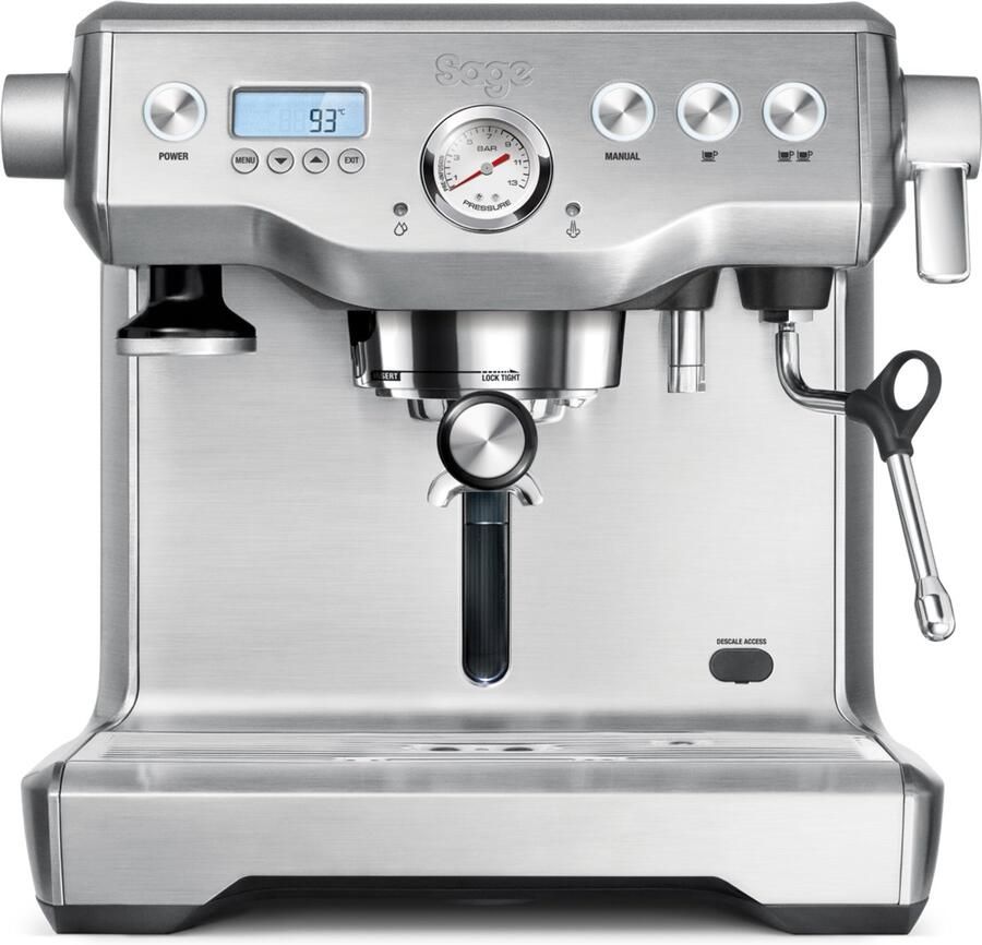 Sage The Dual Boiler Pistonmachine 15 Bar 2 5L 2200W Zilver