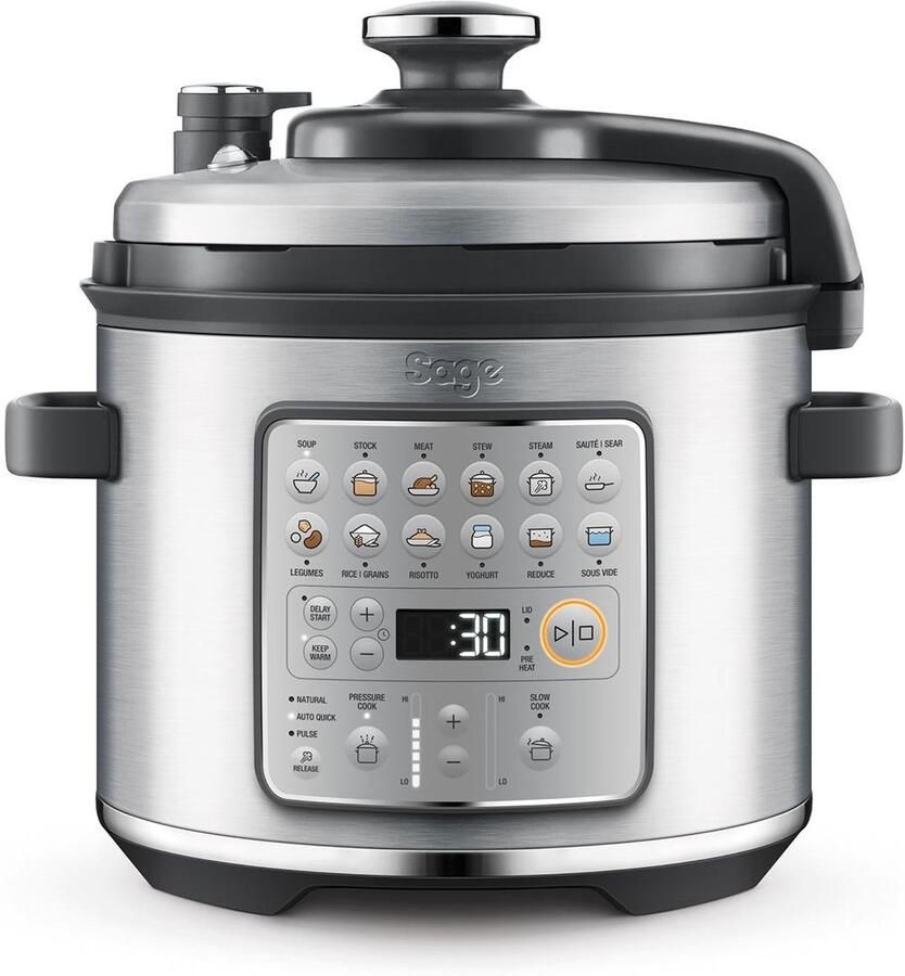 Sage the Fast Slow Pro Brushed Stainless Steel Multicooker