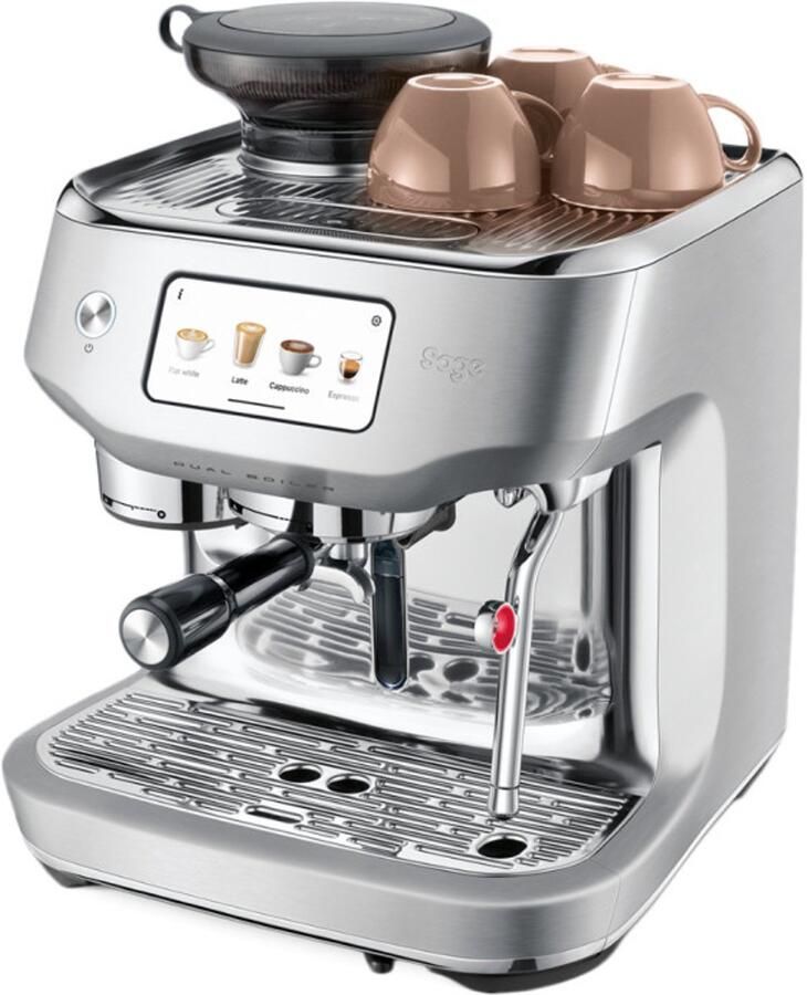 Sage SES995BSS the Oracle Dual Boiler RVS Pistonmachine Touchscreen Dual Boiler Automatische tamper Automatische melkopschuimer Automatische maalstand Espressomachine - Foto 3