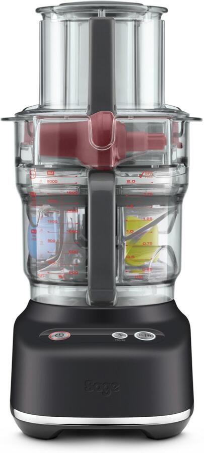 Sage The Paradice 9 Black Truffle Keukenmachine Geïntegreerde Opbergbox Paradice™ Kit brede 2-in-1-vultrechter