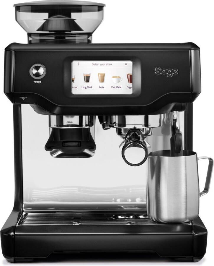 Sage the Barista Touch™ Black Stainless Steel Pistonmachine