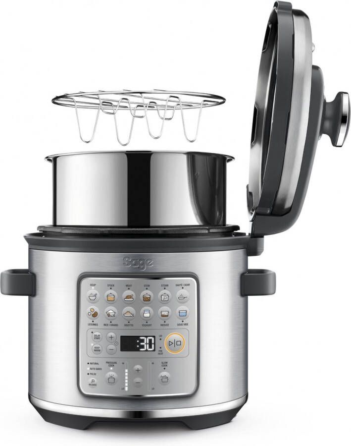 Sage the Fast Slow GO™ Snelkookpan Muliticooker
