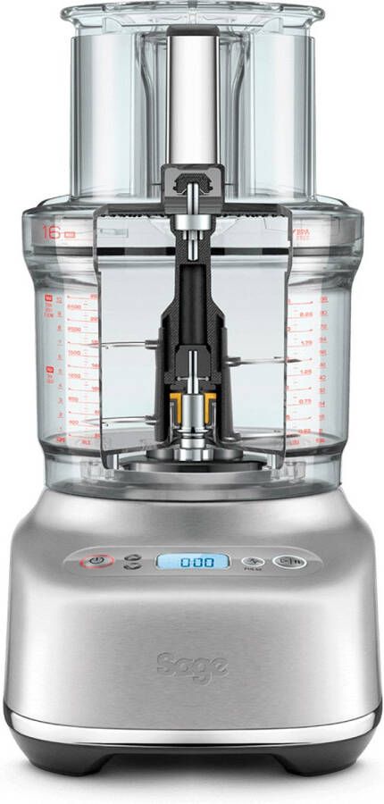 Sage the Paradice™ 16 Brushed Stainless Steel- Keukenmachine Geïntegreerde Opbergbox Paradice™ Kit