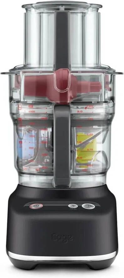 Sage The Paradice 9 Black Truffle Keukenmachine Geïntegreerde Opbergbox Paradice™ Kit brede 2-in-1-vultrechter