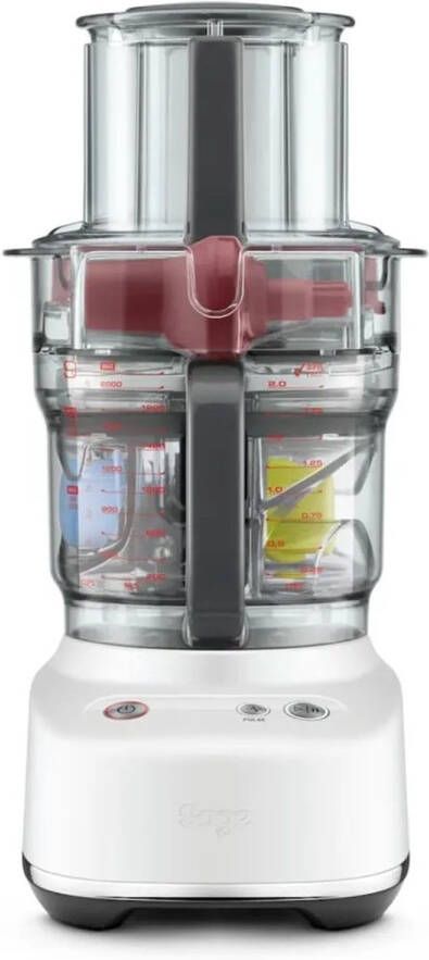 Sage The Paradice 9 Sea Salt Keukenmachine Geïntegreerde Opbergbox Paradice™ Kit brede 2-in-1-vultrechter