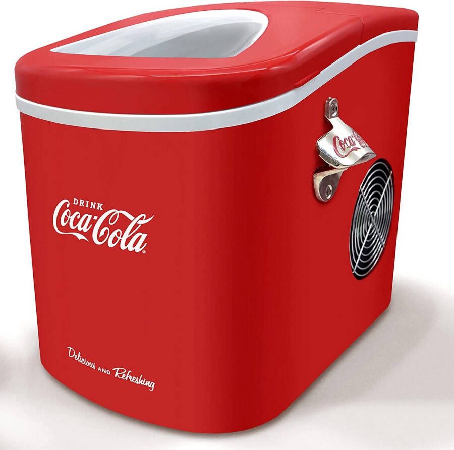 Salco Coca-Cola ijsblokjes machine ijsblokjes in 8-13 minuten met flesopener rood - Foto 2