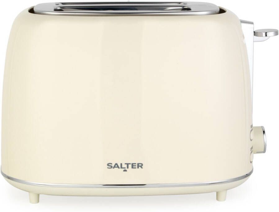 Salter 2-Slice Retro Broodrooster 7 Bruiningsniveaus Opwarmschaal