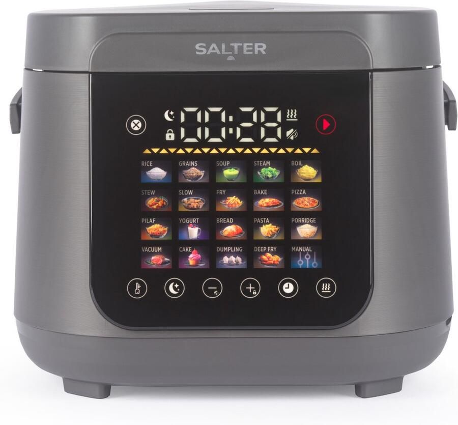 Salter Multicooker 5 Liter 20 Voorinstellingen Warmhoudfunctie