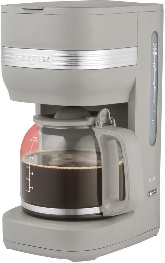 Salter Rise Filter Koffiezetapparaat 1 5L Glazen Karaf & Lepel 900W