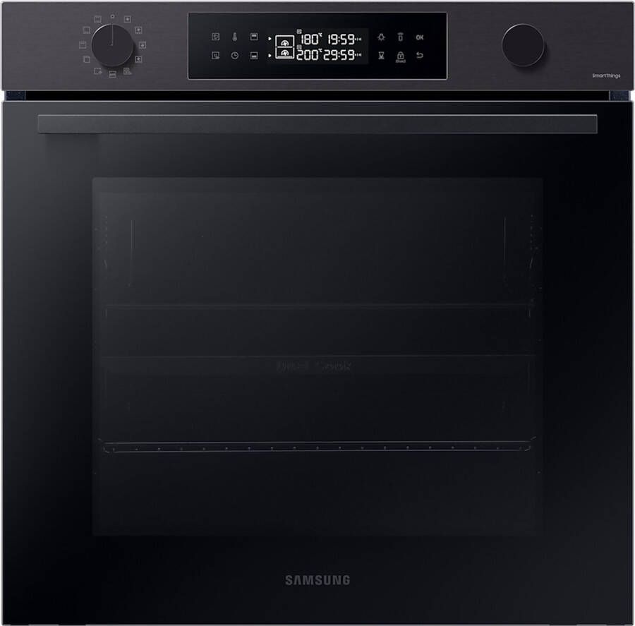 Samsung Inbouwoven Model NV7B4450VCB Zwart 76 liter Dual Cook™ Pyroyse of hydrolyse-reiniging