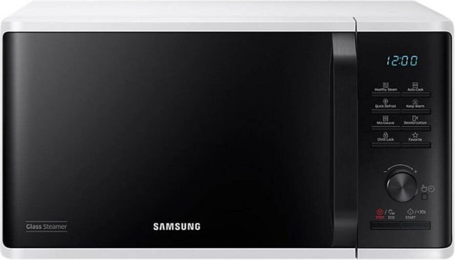 Samsung Solo magnetron 23l Elektronische bediening + knop Warmhoudfunctie Snel ontdooien Steamer