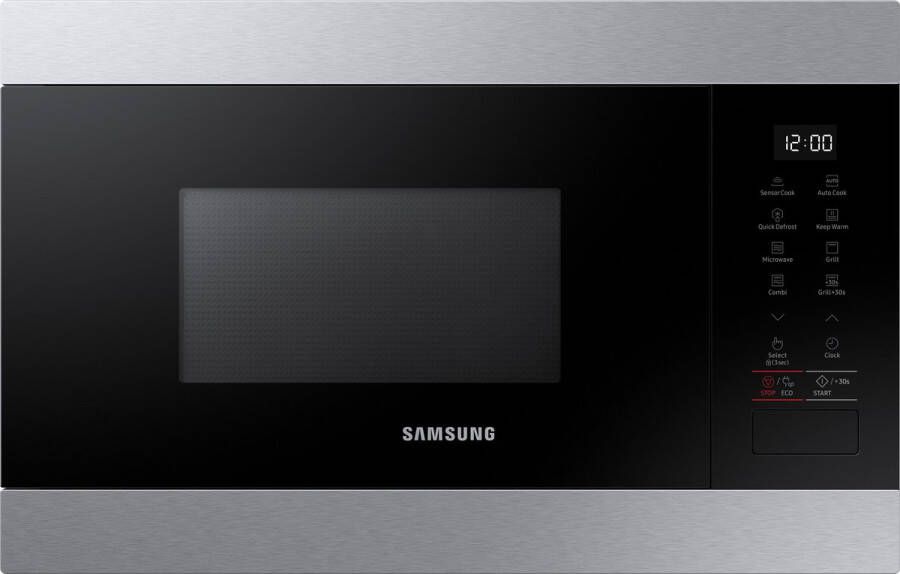 Samsung MG22M8274CT Inbouwmagnetron met grill 22 L 1300 W Zwart roestvrij staal
