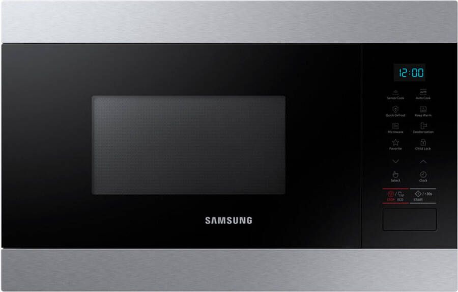 Samsung MS22M8074AT Ingebouwd Solo-magnetron 22 l 850 W Zwart Roestvrijstaal