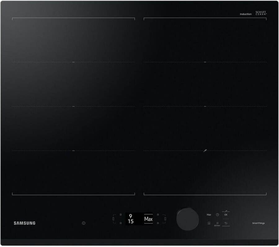 Samsung NZ64B7799GK U2 kookplaat Zwart Ingebouwd 59 cm Inductiekookplaat zones 4 zone(s)