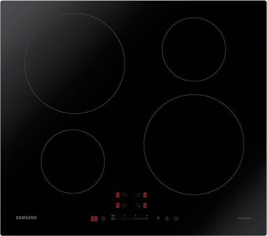 Samsung NZ64H37070K Inbouw elektrische kookplaat 4 zones Restwarmte indicator Kinderslot - Foto 2