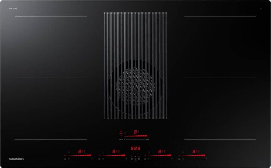 Samsung NZ84T9747VK UR kookplaat Zwart Ingebouwd 83 cm Inductiekookplaat zones 4 zone(s) Inbouw afzuigkap - Foto 3