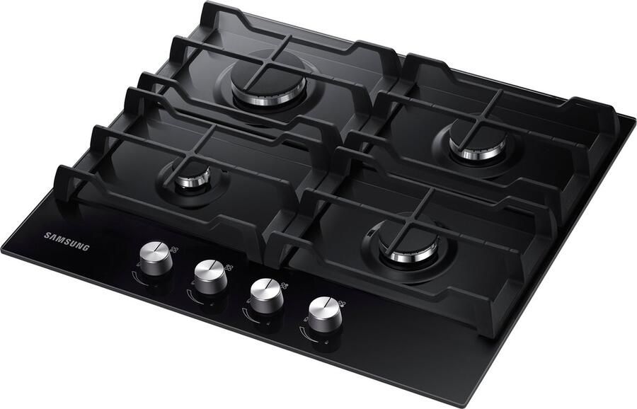 Samsung NA64H3010AK Zwart Ingebouwd 60 cm Gaskookplaat 4 zone(s)