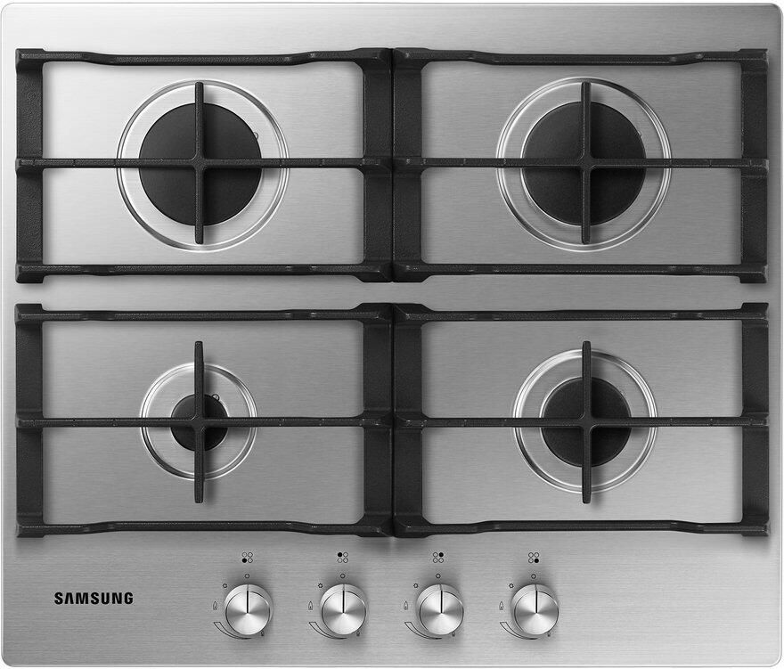 Samsung NA64H3010AS Roestvrijstaal Ingebouwd Gaskookplaat 4 zone(s)