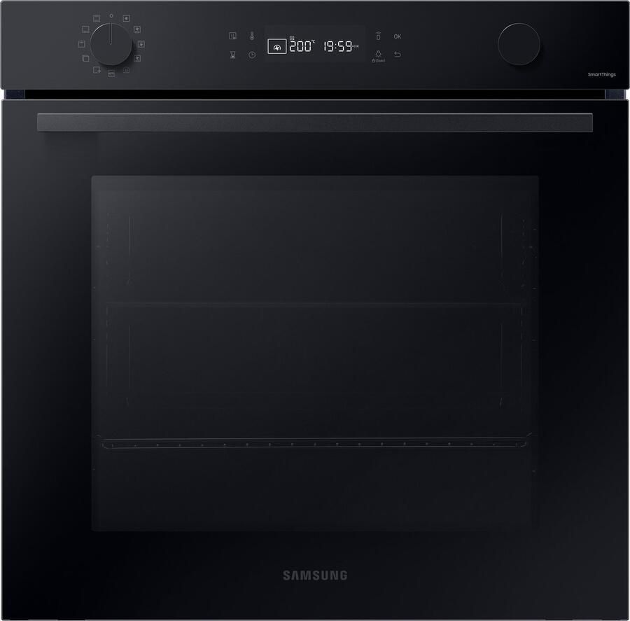 Samsung NV7B41301AK U3 Inbouwoven Elektrisch 76 l Zelfreinigend Katalytisch Wi-Fi-besturing Kinderslot 3850 W Zwart Touch en draaiknoppen bediening