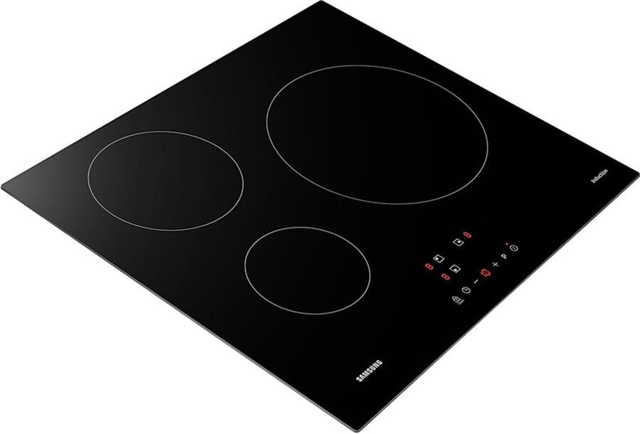 Samsung NZ63M3NM1BB UR Inductiekookplaat 3 gebieden 7200 W L59 x D57 cm Glascoating Zwart - Foto 2