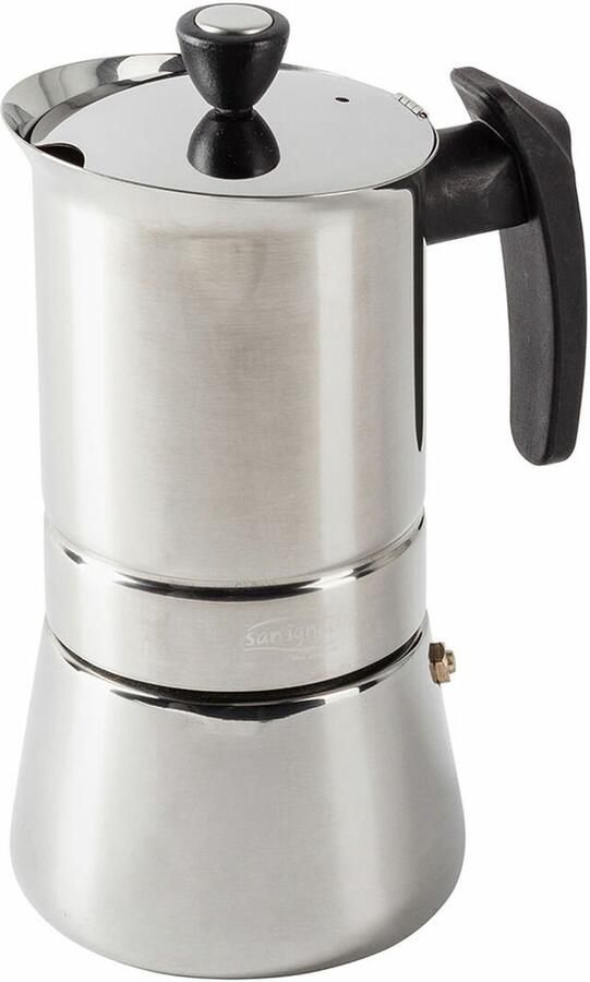 San Ignacio Italiaanse Koffiepot Moods SG-3594 Roestvrij staal 6 Kopjes