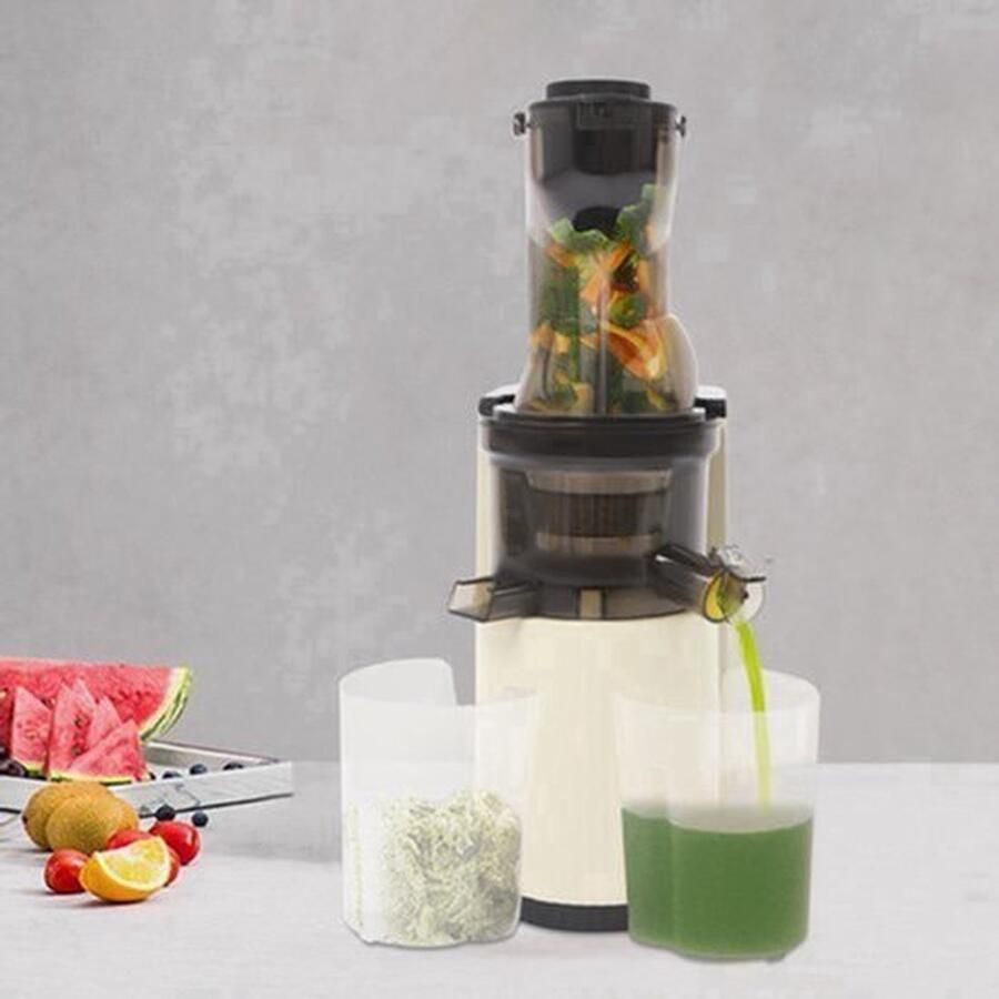 Sapcentrifuge 800 W Vermogen 500 ml Inhoud ABS Materiaal Beige Kleur Slow Juicer