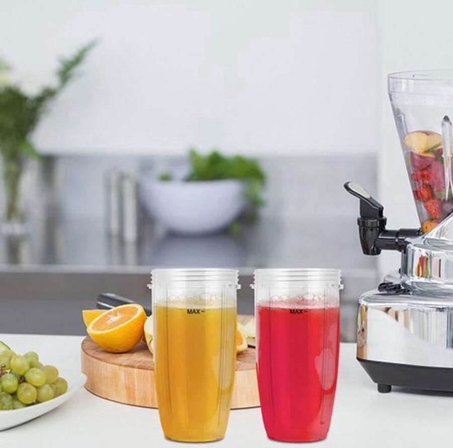 Sapcentrifuge Vervangende Juicer Cups 32 Oz Inhoud Transparant Kunststof Voor Sapcentrifuge Accessoire